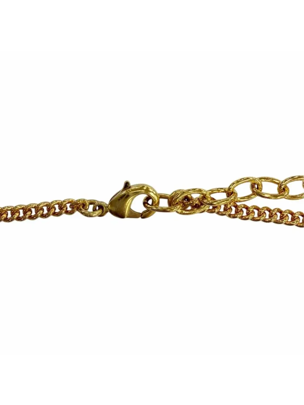 Chanel Cc Logo Pendant Necklace Gold- #357904C72B